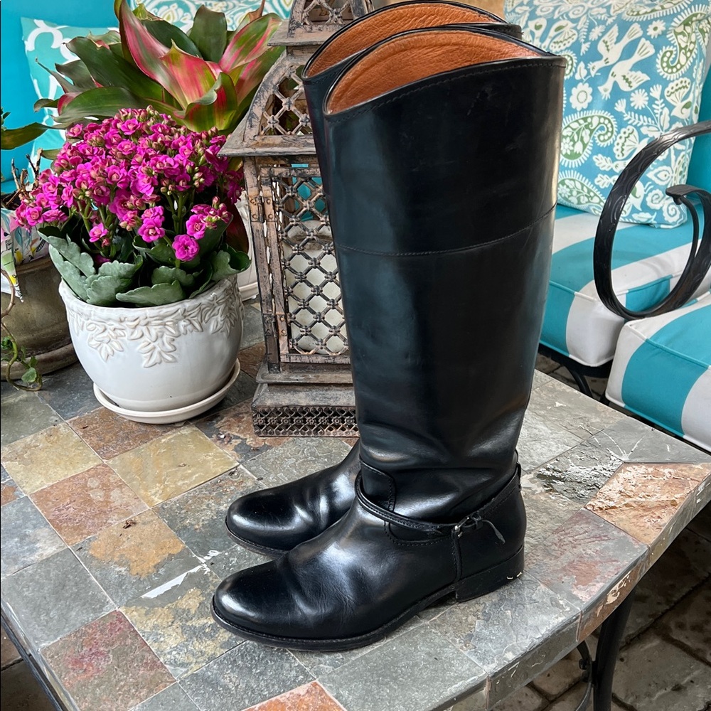 Frye Melissa seam Knee-High Boots 8